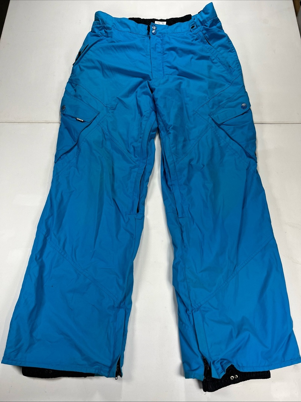 Ripzone Ski Snowboard Pants 5000mm Blue Cargo Snow Waterproof Core Men’s L
